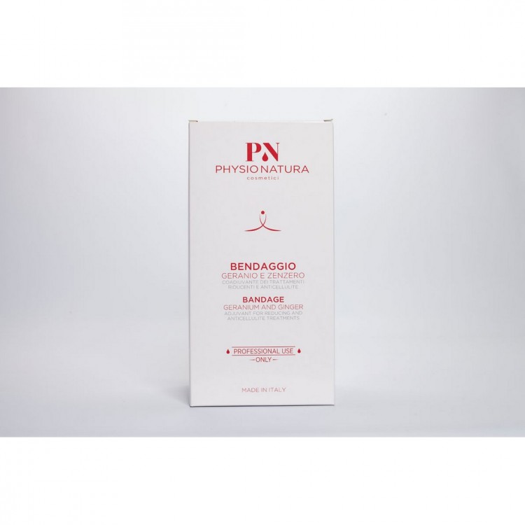 Bendaggio Geranio e Zenzero Physio Natura Body 15 cm x 6 mt