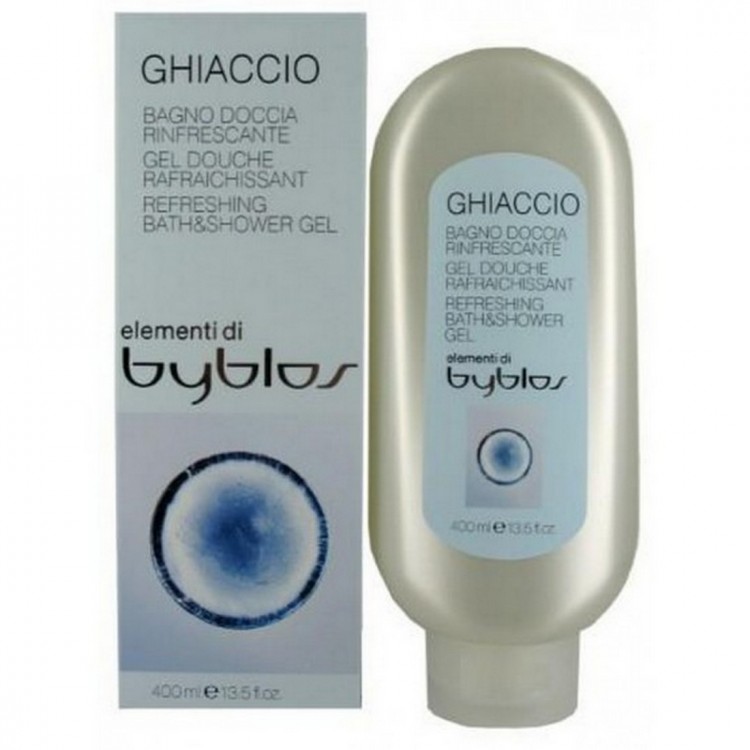 Bagno doccia elementi di Byblos Ghiaccio 400 ml