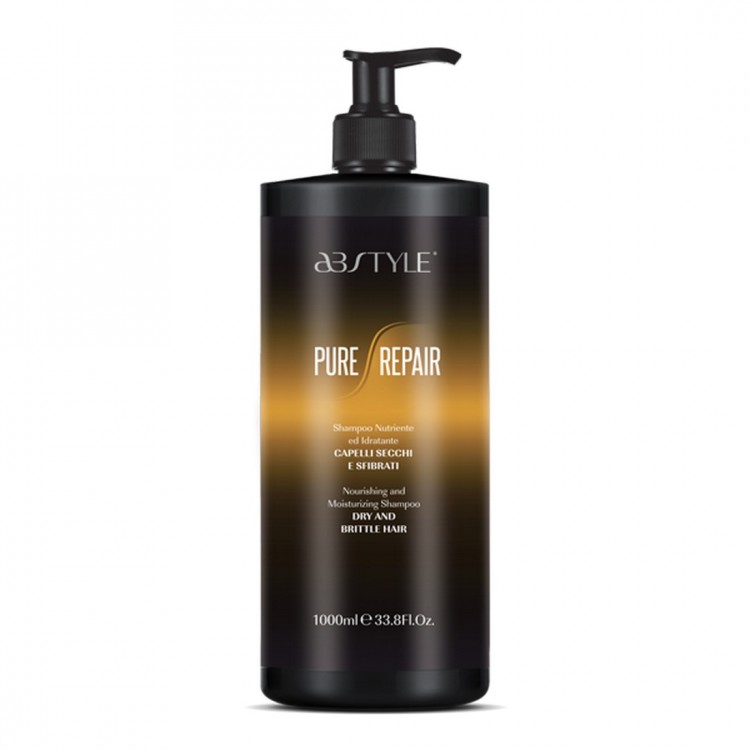 Shampoo per capelli secchi Abstyle Pure Repair 1000 ml