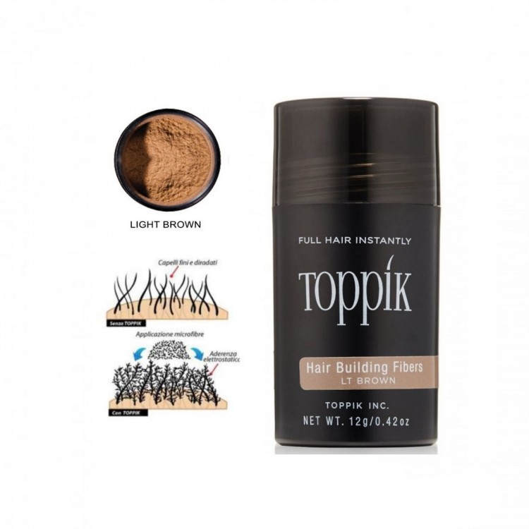 Fibre capillari densificanti Toppik 12 g light brown