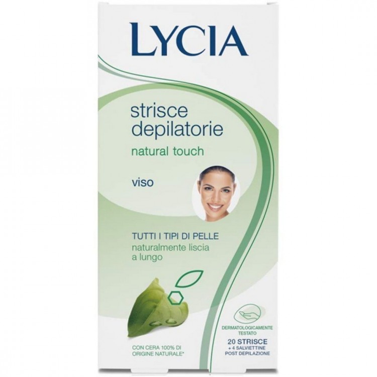 Strisce depilatorie viso Lycia Natural Touch