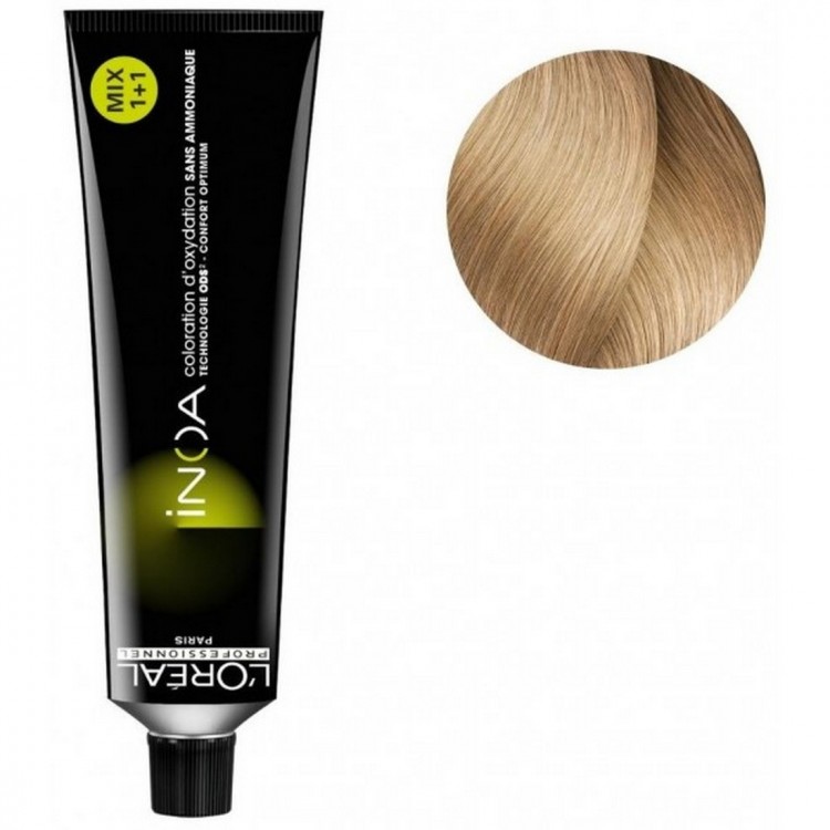 Crema colorante Inoa L'Oréal professionnel n.10 biondo chiarissimo platino