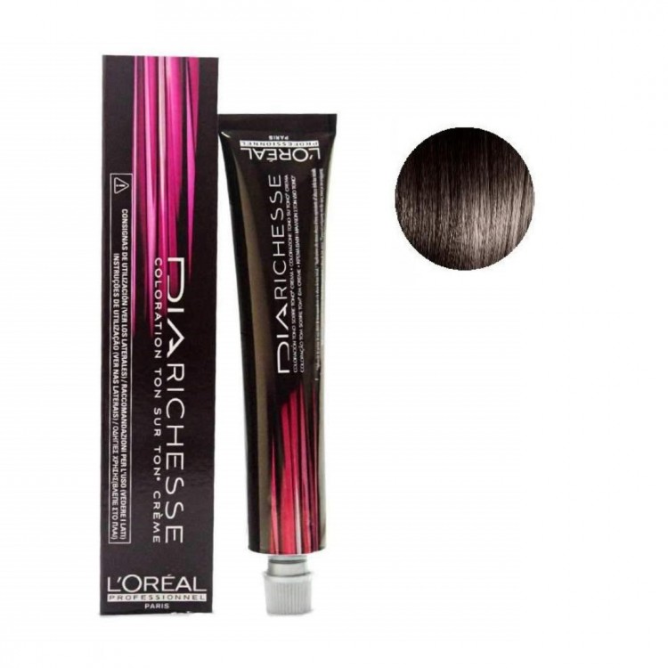 Crema colorante senza ammoniaca DiaRichesse L'Oréal professionnel n.4.5