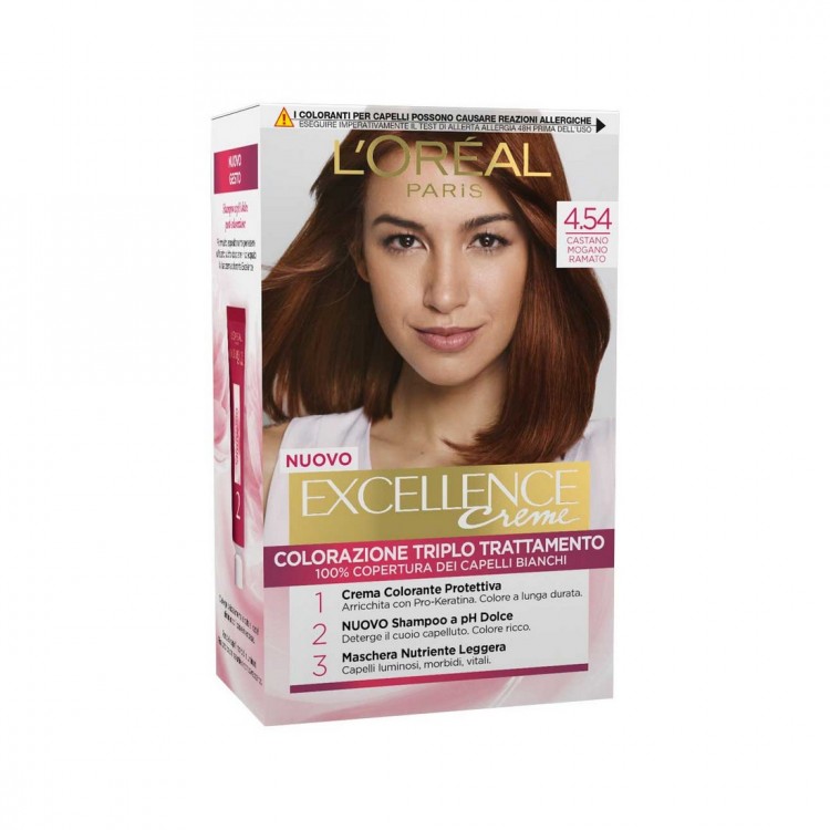 Crema colorante Excellance Creme L'Oréal triplo trattamento