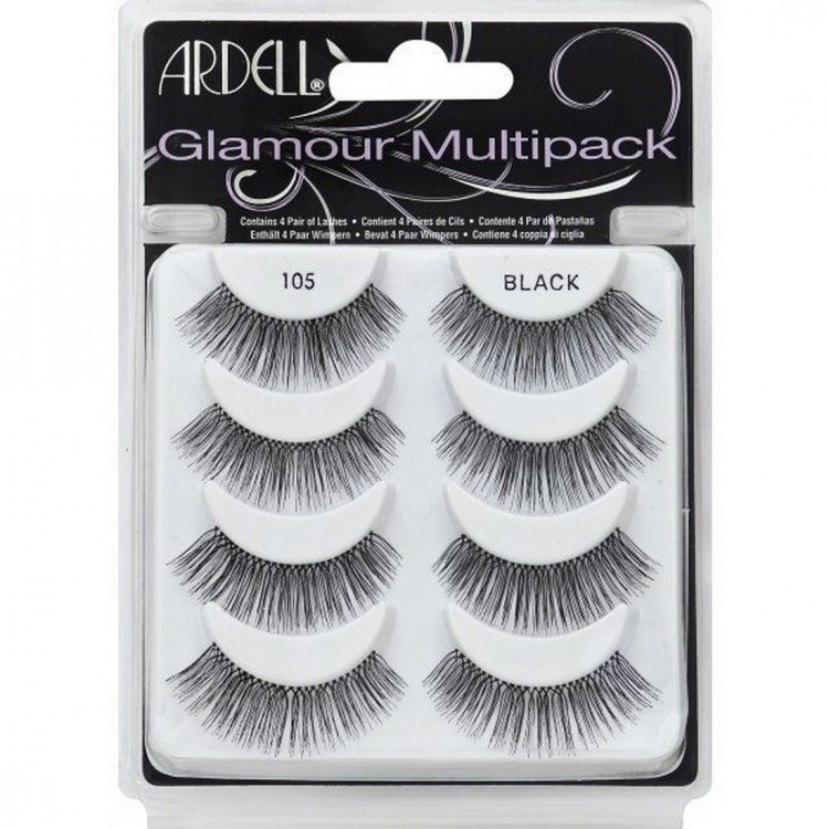 Ciglia finte Ardell Glamour Multipack 105 black