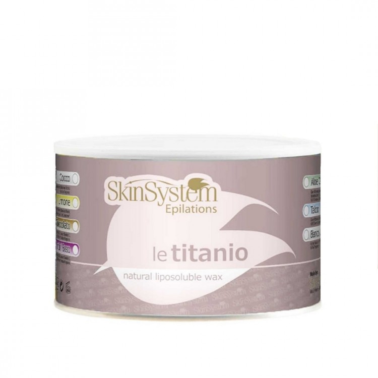 Cera depilatoria Titanio Bianco Latte Skinsystem 400ml