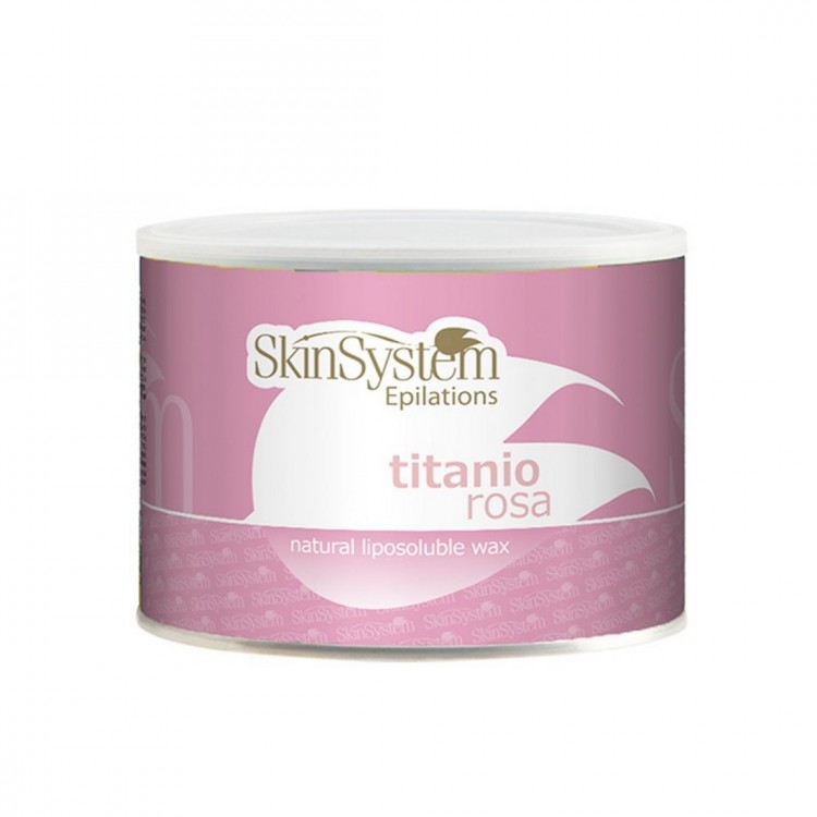 Cera depilatoria Titanio Rosa Skinsystem 400ml