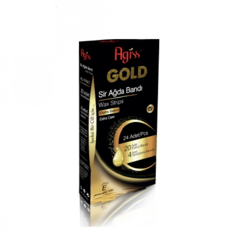 Strisce depilatorie corpo Agiss Gold