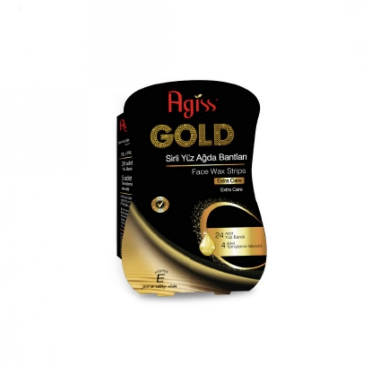 Strisce depilatorie viso Agiss Gold