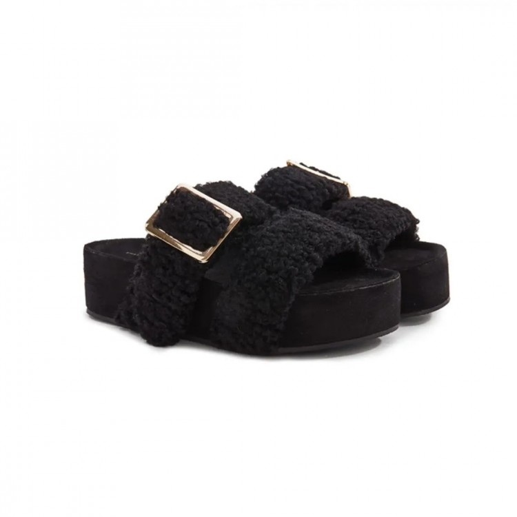 Ciabatta Platform Nera Emanuela Biffoli