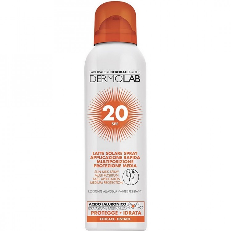 Latte Solare Spray Dermolab spf 20