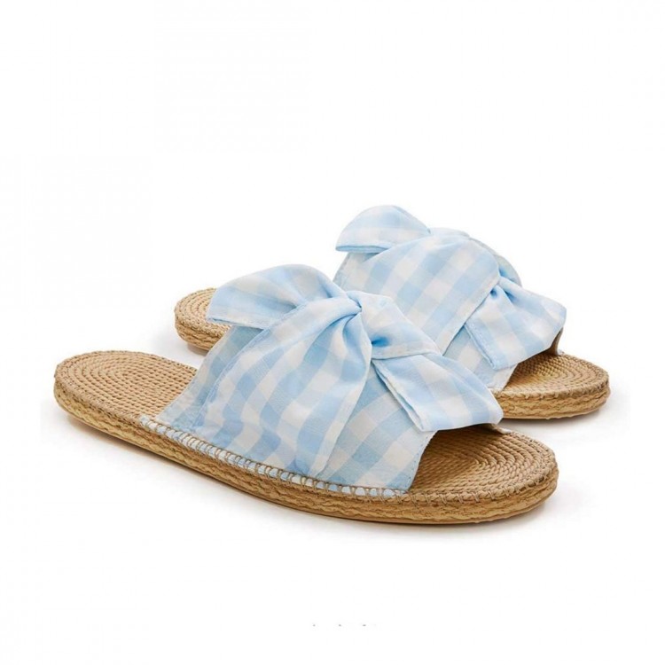 Ciabatta Quadretti Azzurri Emanuela BIffoli