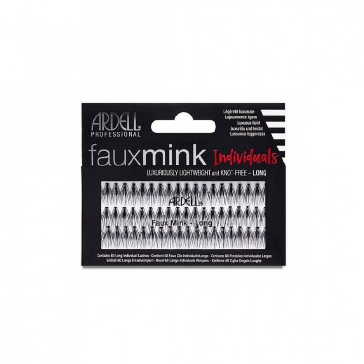 Ciglia Finte Ardell Faux Mink Individuals Long Black
