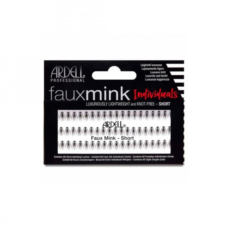 Ciglia Finte Ardell Faux Mink Individuals Short Black