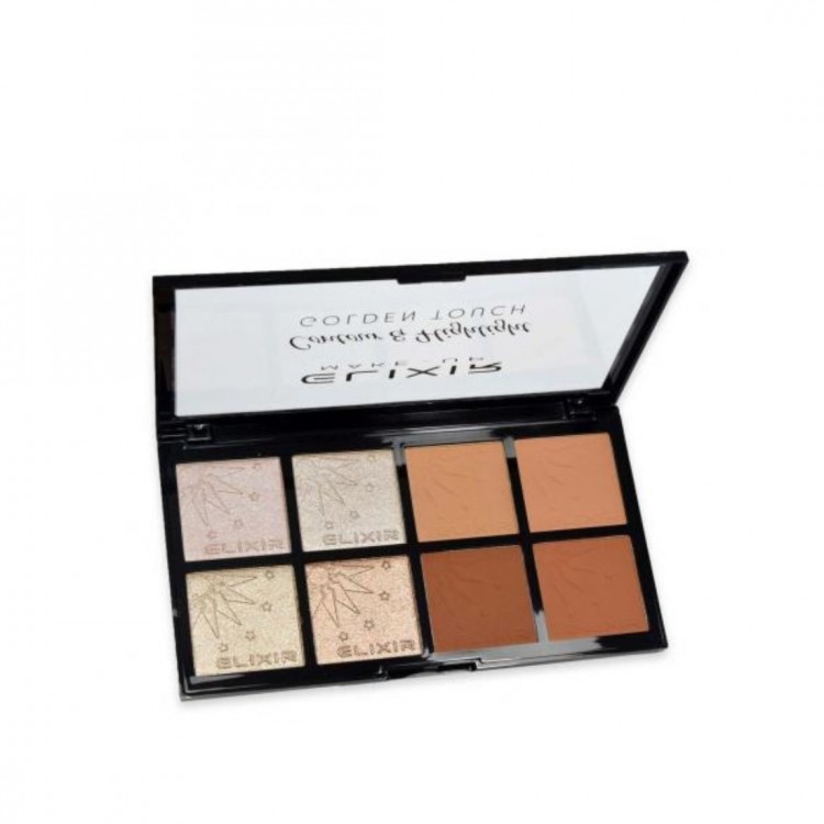 PALETTE PER CONTOURING E ILLUMINANTI ELIXIR MAKE UP