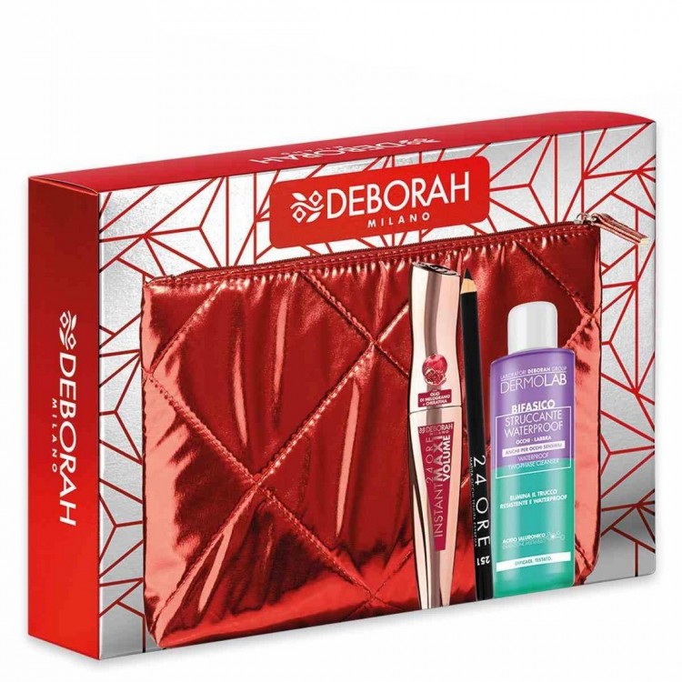 POCHETTE DEBORAH MASCARA INSTANT MELOGRANO EYELINER 24ORE STRUCCANTE