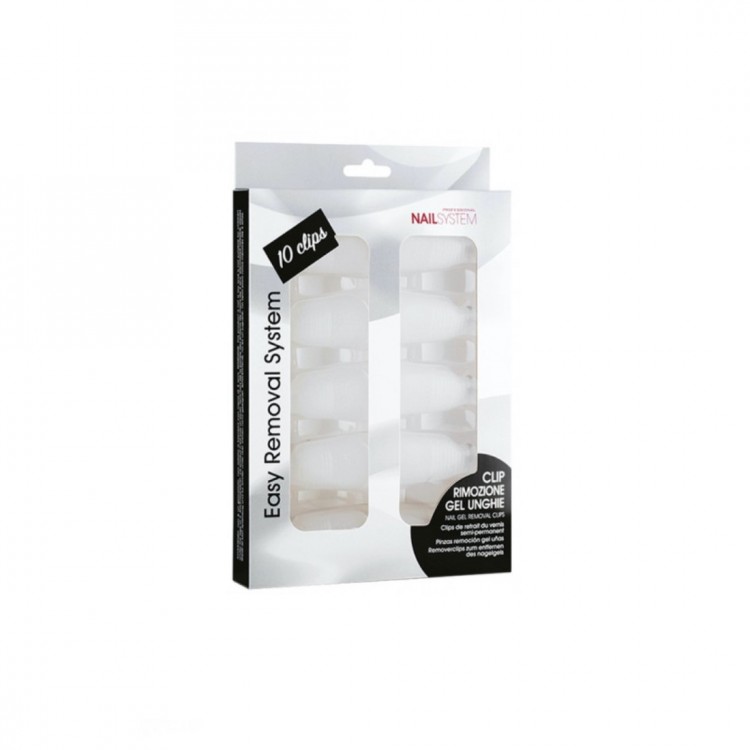 CLIP RIMOZIONE GEL UNGHIE 10 CLIPS