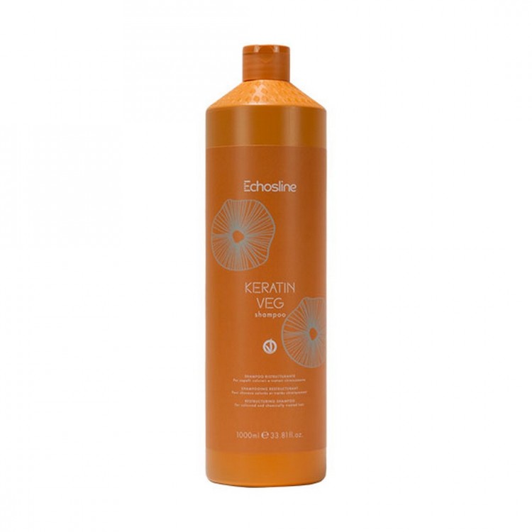 SHAMPOO RISTRUTTURANTE KERATIN VEG ECHOS LINE 1000 ML