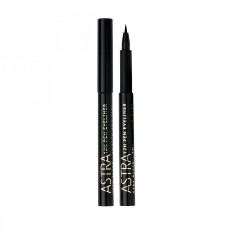 EYELINER PENNA 12H EXTRA BLACK ASTRA