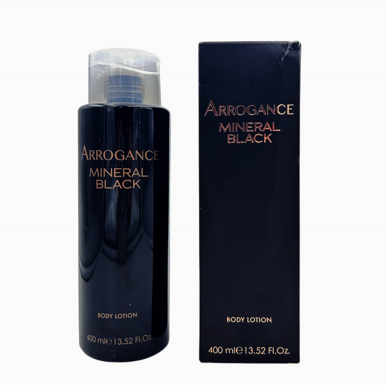 Arrogance Mineral Black Body Lotion 400ml
