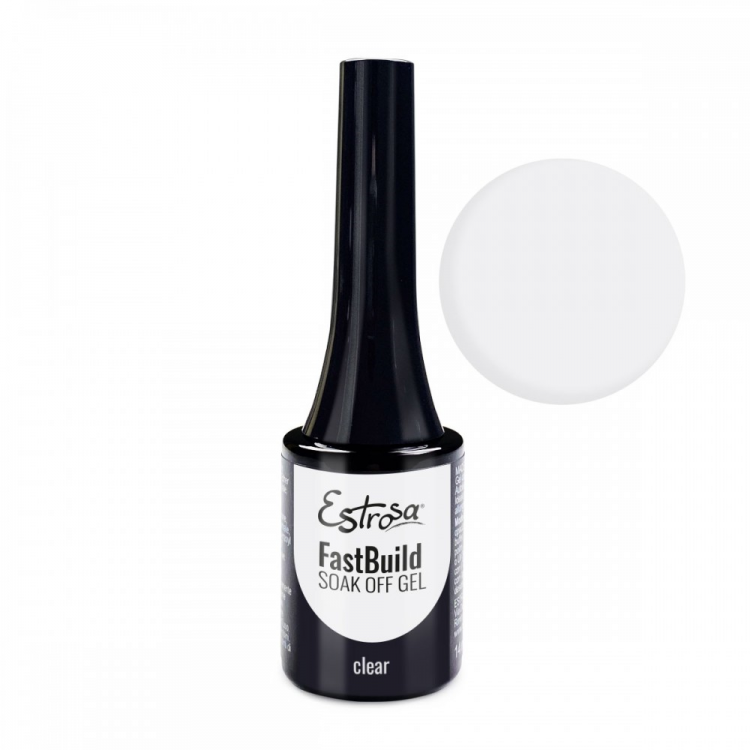 Fast Build Soak Off Gel Clear 8680 Estrosa